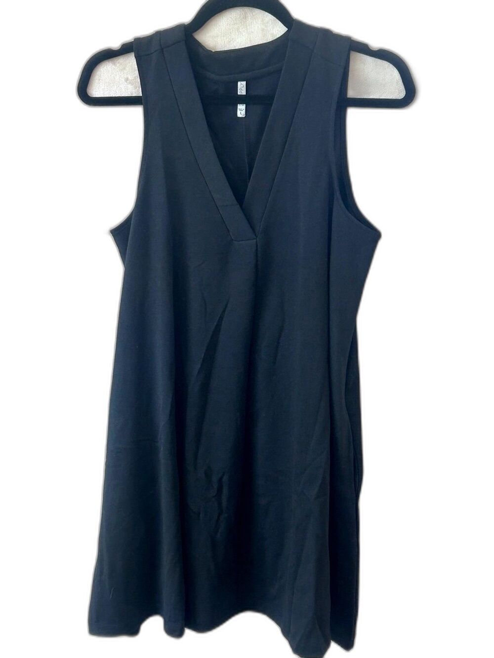 Z Supply Dress Women's Size L Color Black V-Neck Sleeveless Casual Dress